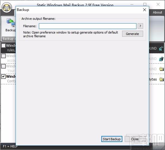 Static Windows Mail Backup下载,邮件备份工具,备份/还原,数据备份